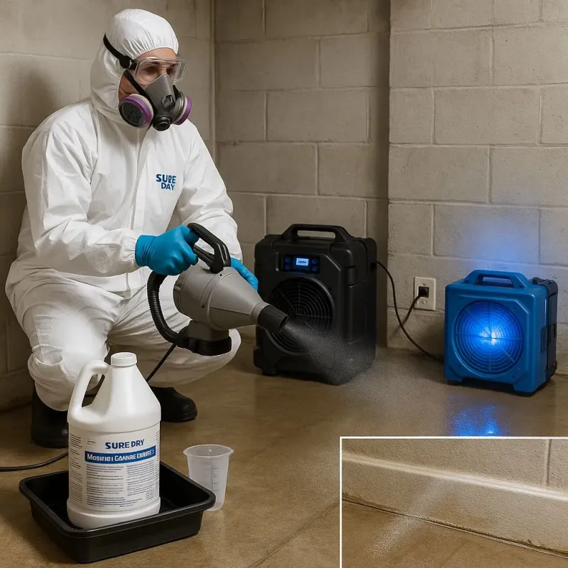 Sanitization and Odor Removal process in Marlin, TX