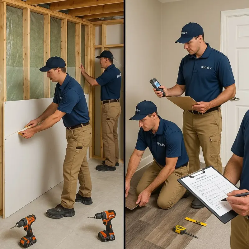 Repairs and Reconstruction process in Marlin, TX